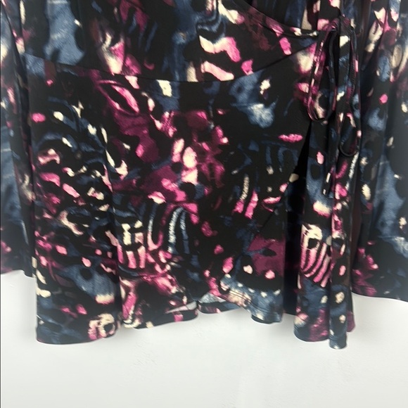 Torrid Studio Knit Surplice Wrap Long Sleeve Top Size 0 - Picture 7 of 14